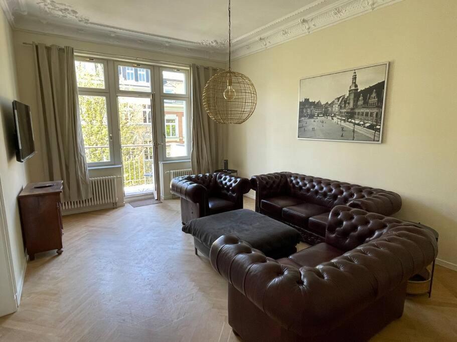 Ruhige&Charmante Altbauwohnung Leipzig Extérieur photo